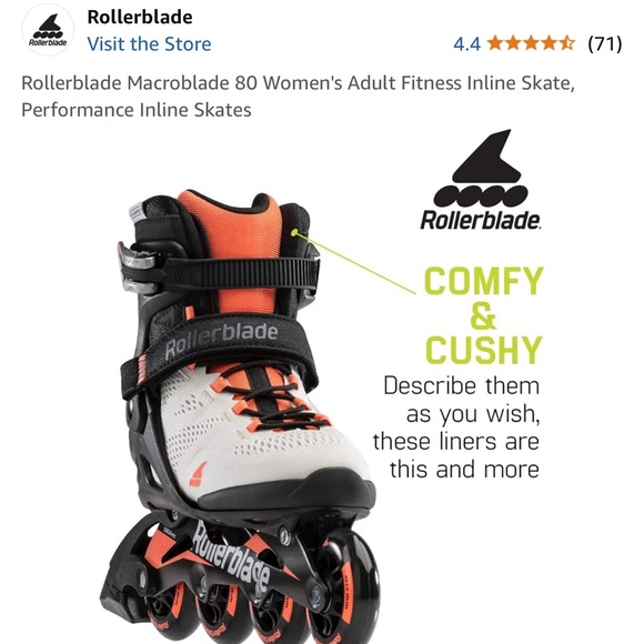 Rollerblade Macroblade 80W size 8 or EU 39 - Picture 1 of 8